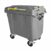 Grey Bulk Wheelie Bin 660L